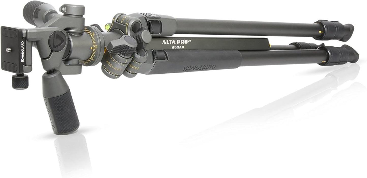 Aluminium Statief – Camerastatief – Fotostatief – Videostatief – Driepoot – 3-Wegkop Met 360° Panoramabeweging – Verstelbare Middenkolom Tot 175,2 Cm