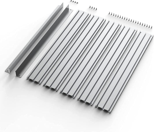 Genmitsu T-sleuftafel 6060 verlengingsaluminium spoilboard voor CNC-routermachine PROVerXL 4030 XY-as uitbreidingsset, 840 x 600 x 15 mm (33,1 x 23,6 x 0,6 inch)
