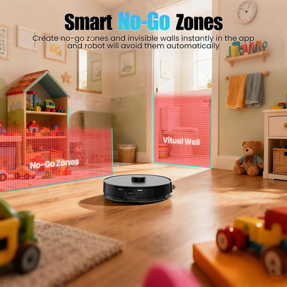 E10+ robotstofzuiger met reinigingsfunctie