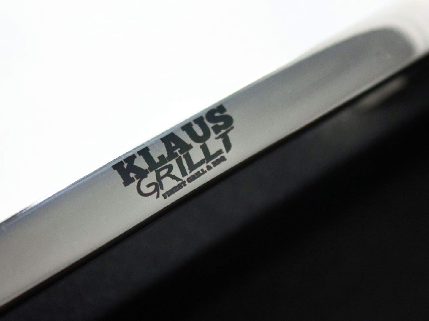 Klaus grillt Gastronorm grillplaat GN 1/1 met BBQ-grillbasis voor inductie door AMT Gastroguss 53 x 33 cm 2 cm hoog met roestvrijstalen handgrepen Lotan® antiaanbaklaag AMZN-KG-I-2533-G-BBQ
