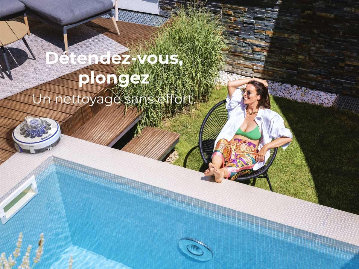 Gre RBR60 - Elektrische draadloze reiniger voor zwembaden tot 35 m2