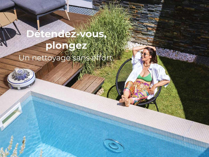 Gre RBR60 - Elektrische draadloze reiniger voor zwembaden tot 35 m2