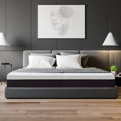 Traagschuimmatras – Memory Foam Matras – Gelmatras – Slaapmatras – Comfortmatras – 140x190 cm – Verkoelende Gellaag – Optimale Drukverdeling
