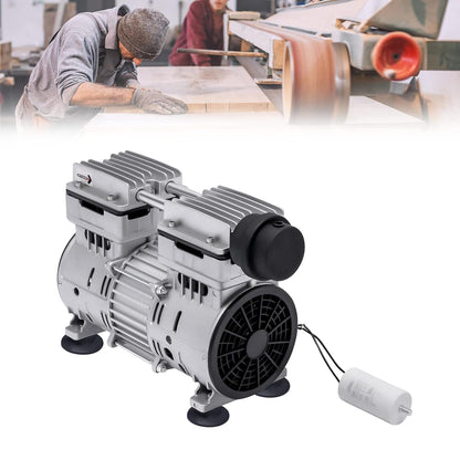 Vacuümpomp – Olievrije Pomp – Onderdrukpomp – Luchtdichtheidspomp – Industrie Pomp – 750 W Vermogen – Aluminium Behuizing