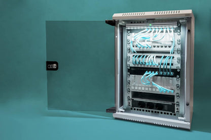 DIGITUS Netwerkkast 10“ / 19” - Wandmontage - 10 inch (10 HE horizontaal) of 19 inch (5 HE verticaal) - Grijs
