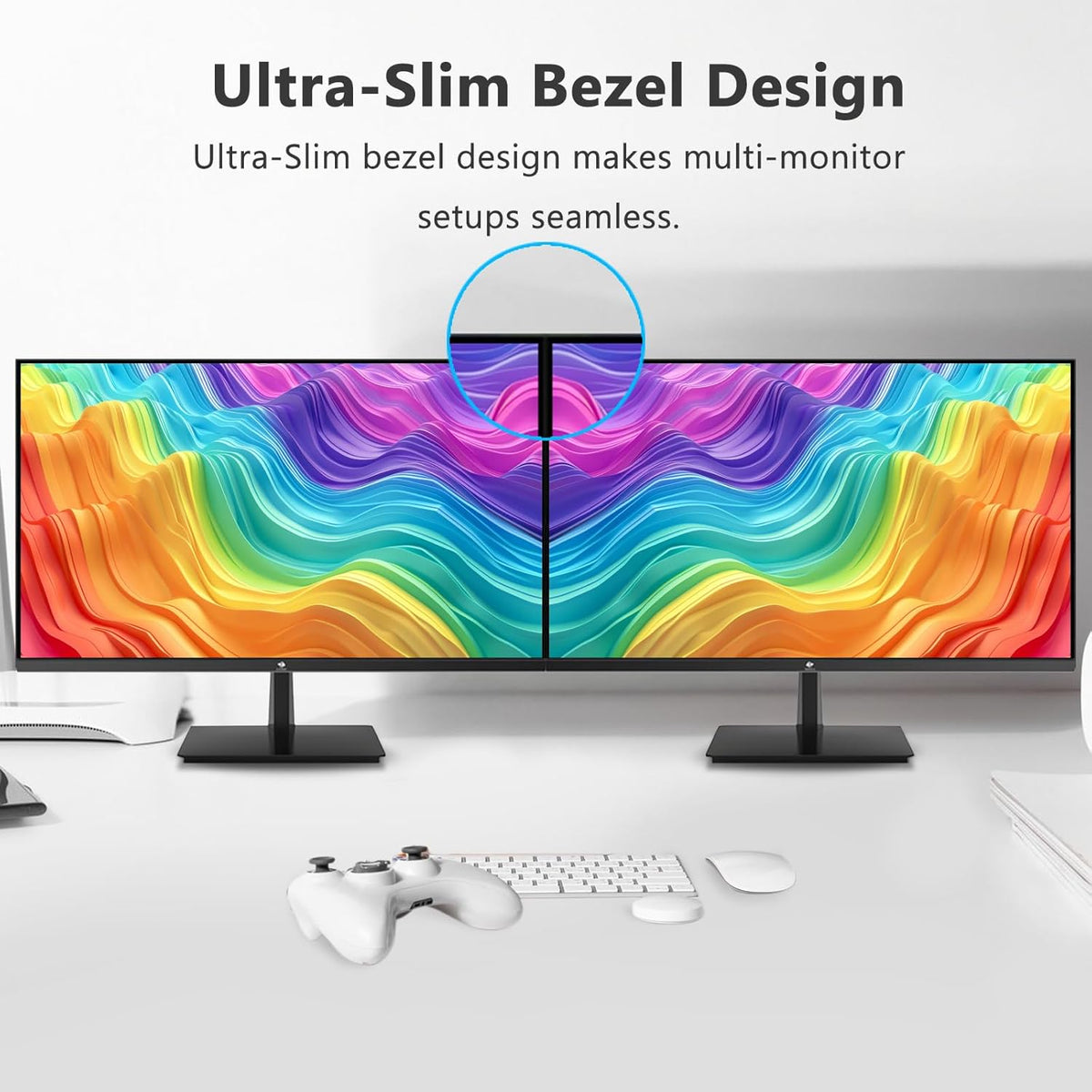Z-Edge PC Monitor 28'' 144Hz, 4K UHD (3840x2160), IPS Panel, 4ms, 16:9 LED Monitor, Adaptive Sync, Adjustable Tilt, 178° Viewing Angle, 2×HDMI2.1 & 2×DP1.4, VESA 100 * 100mm (DP cable included)