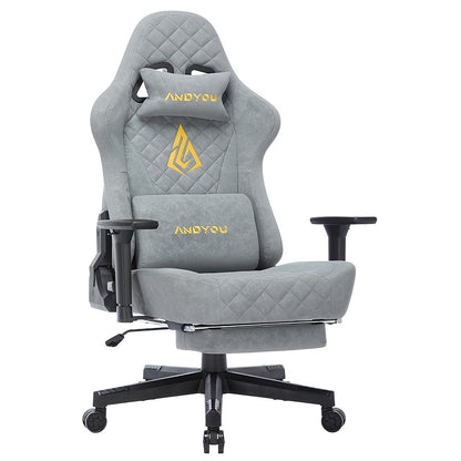 Retro Faux Leather Ergonomic Gaming