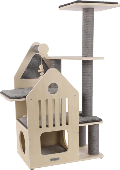 KRABPAAL KAISA GRIJS/BEIGE 82x38x114CM