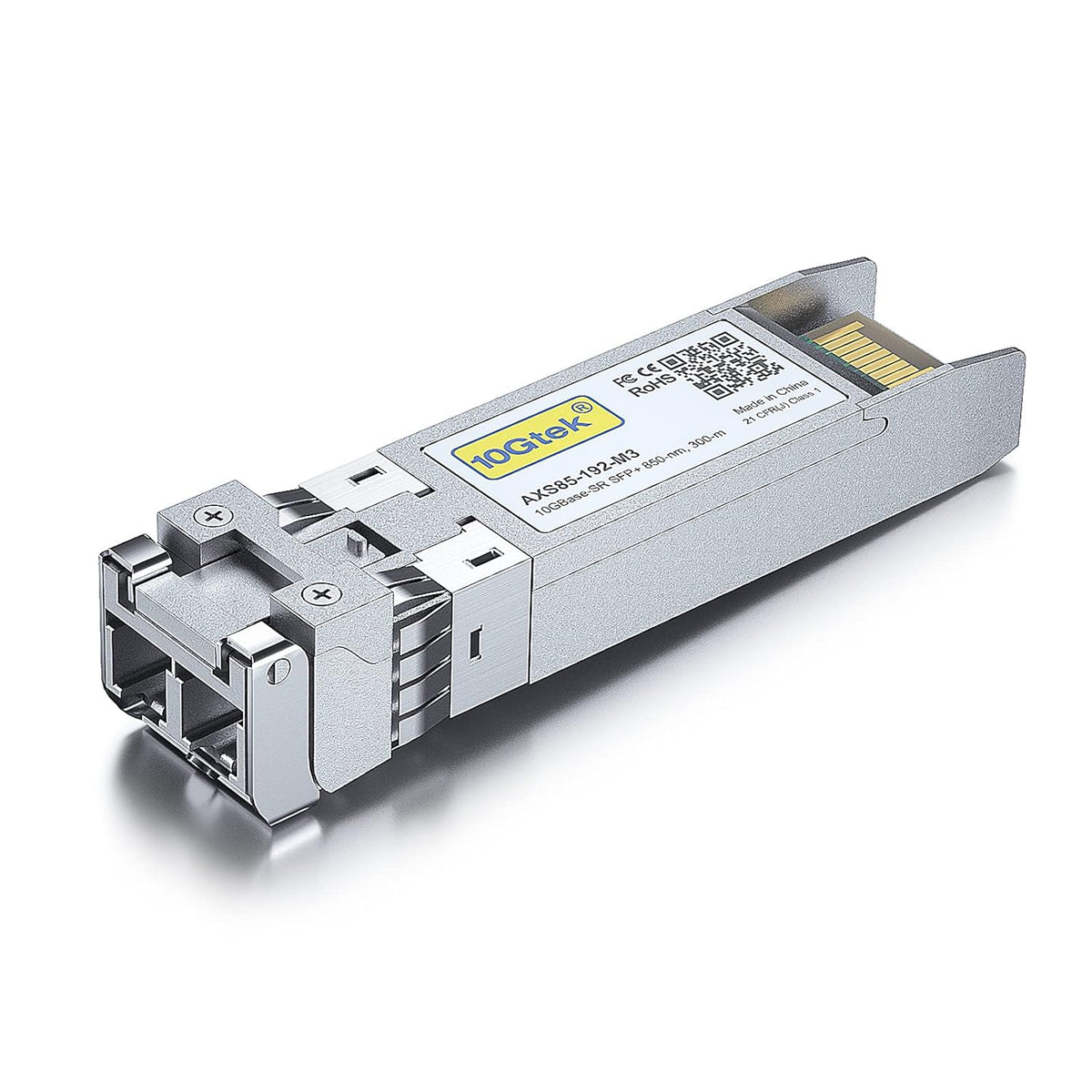 [8 Pack] 10Gb SFP+ SR Multimode Fibre Module 300-meter, 10GBase-SR LC Transceiver Compatible for Cisco SFP-10G-SR, Meraki, Mikrotik S+85DLC03D, Ubiquiti, Zyxel,Qnap, D-Link and More