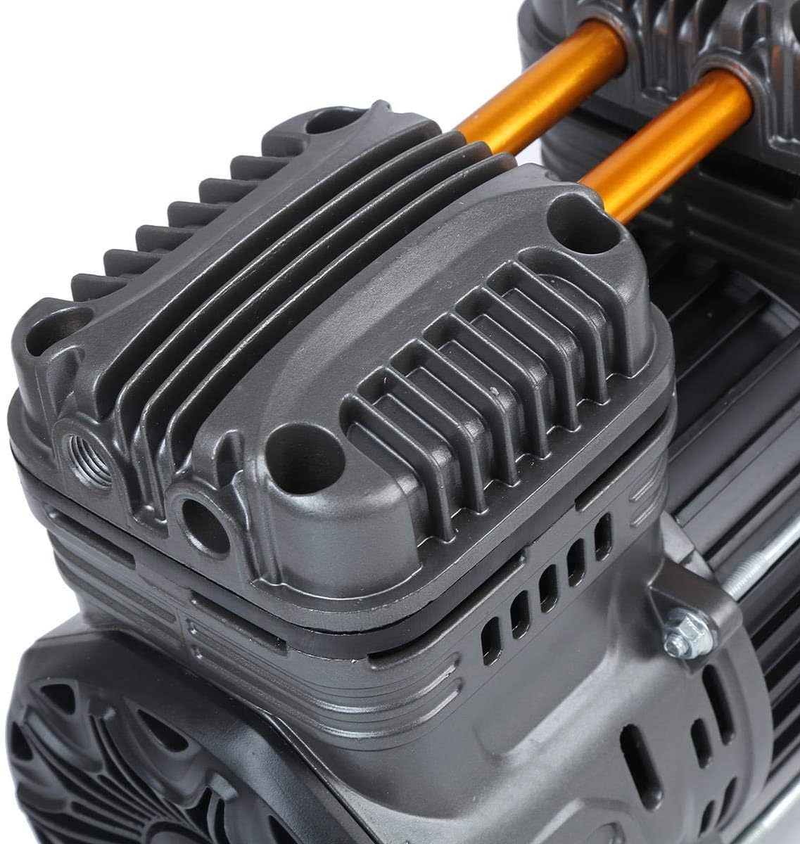 ORAZIO SP24118301 Luchtcompressor, reservemotor, 550 W, zuiver koper, voor 9 liter, olievrij, stil, draagbaar, elektrisch