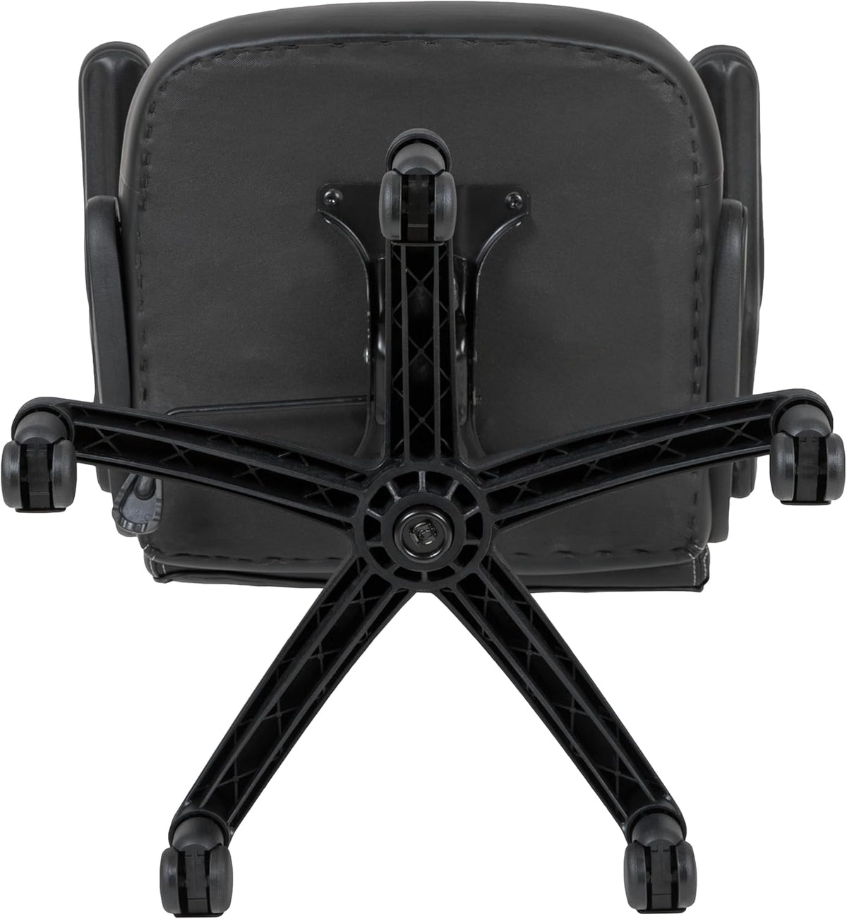 Flash Furniture X10 Gamingstoel, ergonomische bureaustoel voor pc- en gaming-setups, verstelbare gamerstoel met rugsteun, LeatherSoft, blauw/zwart - QUORE