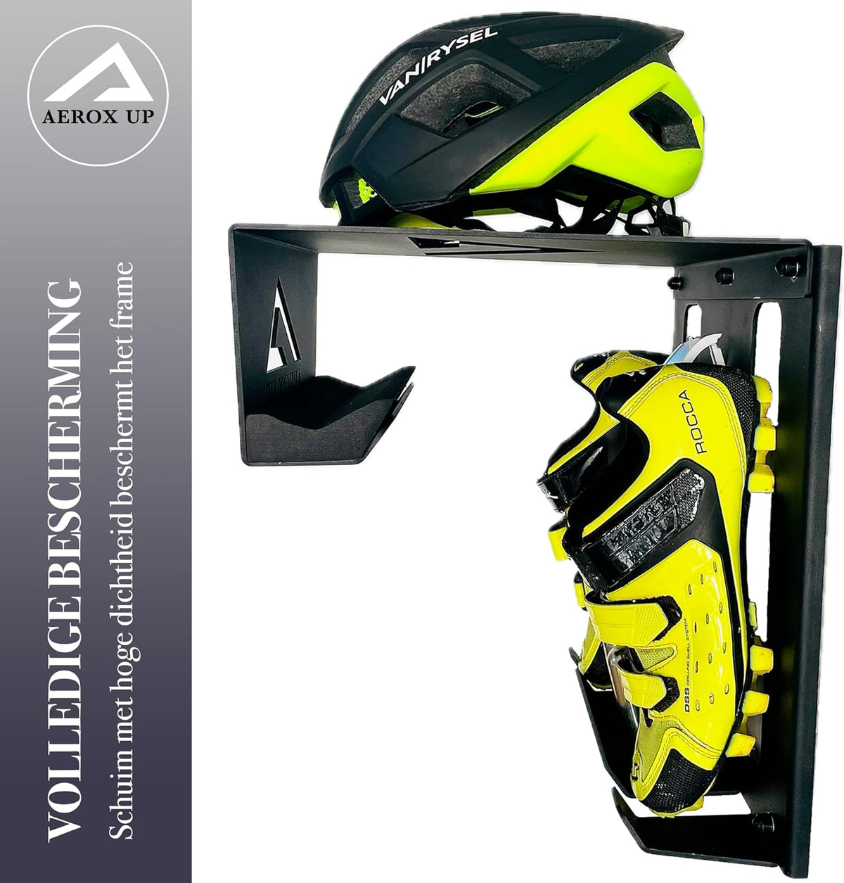 Fiets wandhouder - Fiets muurbeugel - Fiets ophangsysteem - Fietsrek wandmontage - Wandhouder fiets - Fiets ophangen muur - Fiets houder garage - Compact fiets ophangen binnen