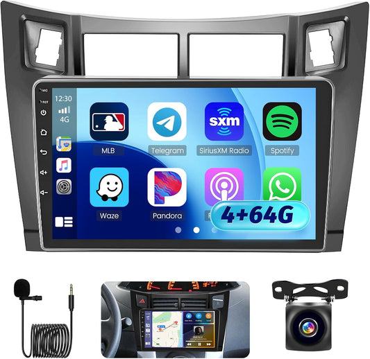 Android 13 Autoradio – Multimedia Systeem – Navigatiesysteem – Touchscreen Radio – Draadloze CarPlay – 9 Inch Scherm – 8-Core Processor & Achteruitrijcamera