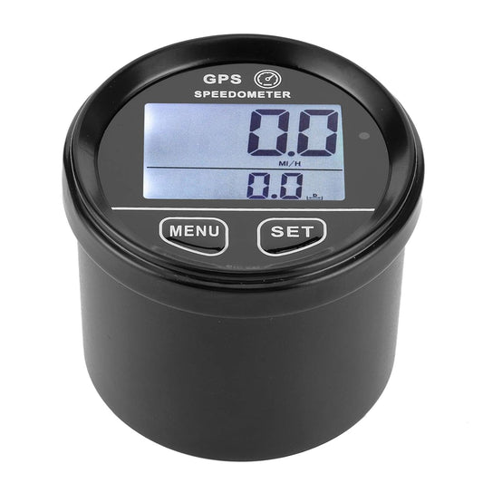 LCD digitale meter, duurzame gps-snelheidsmeter, voor scheepsboot ATV UTV motorfiets automobiel, vrachtwagen 2.36In standaard dashboardgat