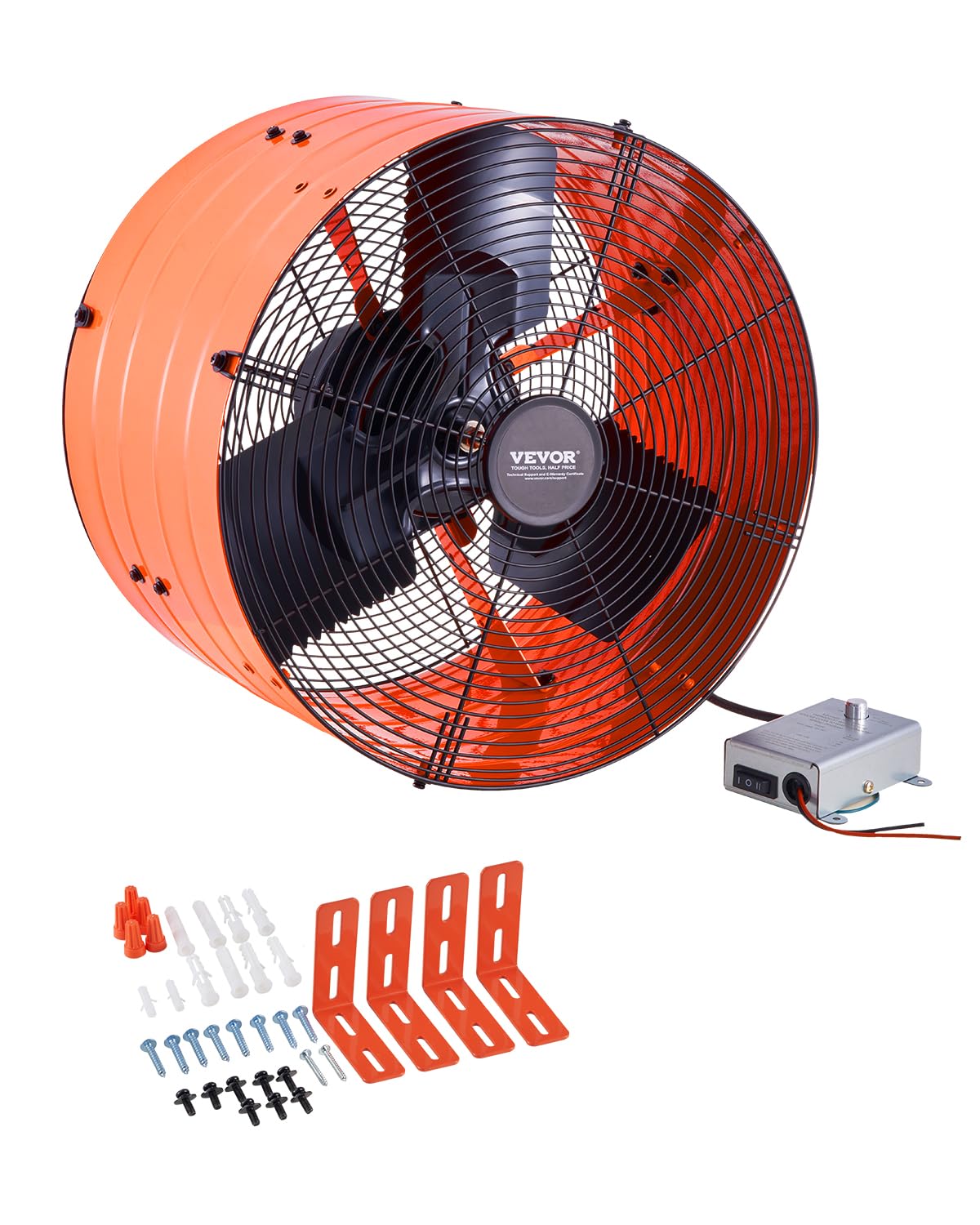 Zolderventilator – Luchtafzuiger – Afzuigventilator – Dakventilator – Garageventilator – 420 x 275 mm – Verstelbare Thermostaat – 2940 CFM