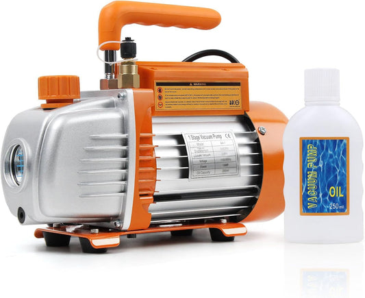 Vacuümpomp – Vacuum Pomp – Vacumeerpomp – Vacuüm Machine – Luchtpomp – 3 CFM 85 L/min – Compact en Stil - QUORE