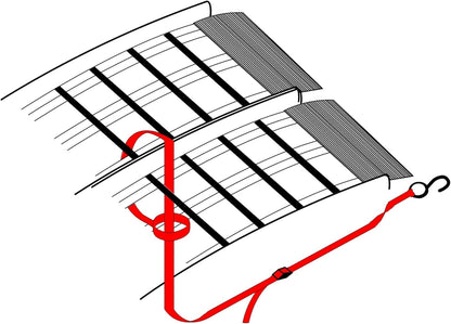 Wiltec 3-delig inklapbare oprijplaat tot 270 kg laadramp laadplaat aluminium anti-slip oprijden