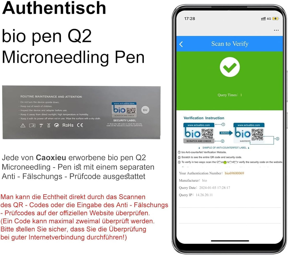 Microneedling pen – Dermapen – Mesopen – Huidverzorgingspen – Beauty pen – 3-In-1 met EMS-Microstroom en LED-Licht – 5 Snelheden en Intelligente Sensorbasis