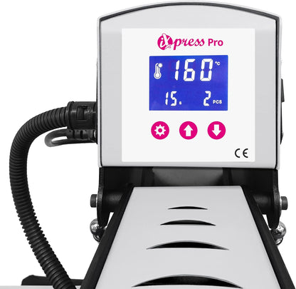 plottiX PL0301006 iXpress Pro Transferpers, metaal, wit, persoppervlak 38 x 38 cm