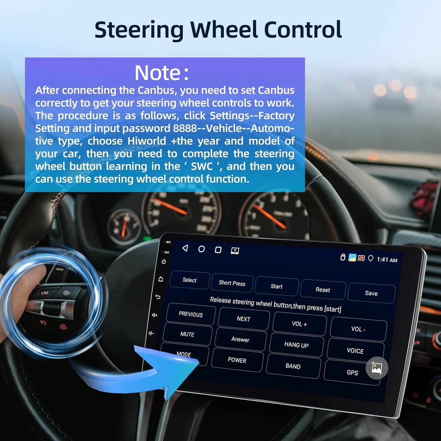 [4G+64G] Android Car Radio for Volkswagen VW Passat B6/B7 2010-2014 with Wireless Carplay & Android Auto, 10.1 inch IPS Touch Screen Car Stereo with GPS, WiFi, 32EQ, Bluetooth 5.0, FM/RDS Radio