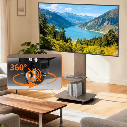 Oprolbare Tv Standaard – Tv Statief – Televisiestandaard – Schermstandaard – Tv Steun – Flexibele Plaatsing – Geschikt Voor Thuis En Kantoor