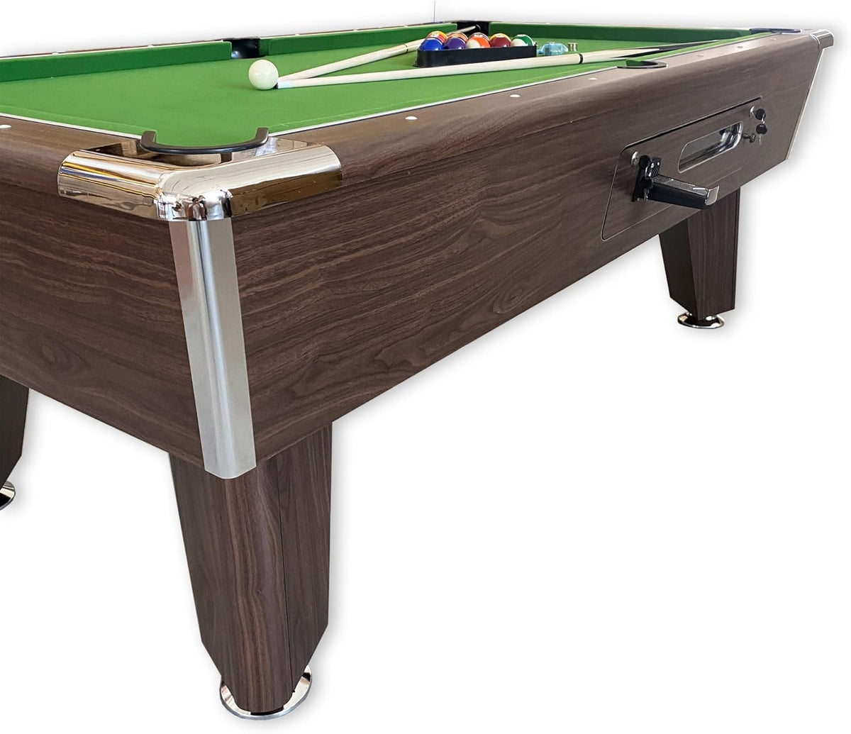 Billiard table 7FT green with manual coin - Competition - QUORE