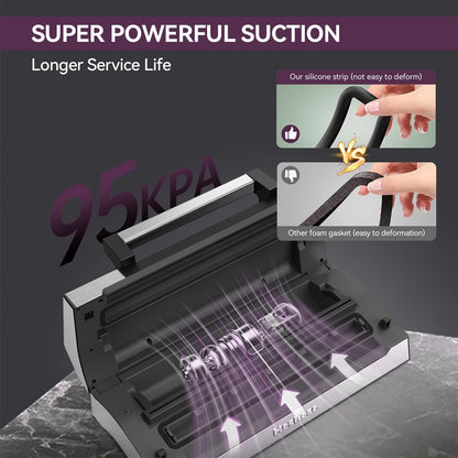 Mesliese Krachtige 95 KPA Vacuum Sealer VS8009