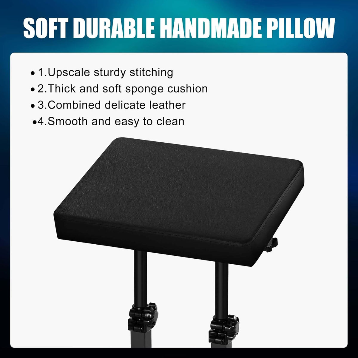 POARMEEY XXL Tattoo Armsteun Stand met Verstelbare Tattoo Tray voor iPad Professionele Oversized Armsteun en Houder Stand Combinatie