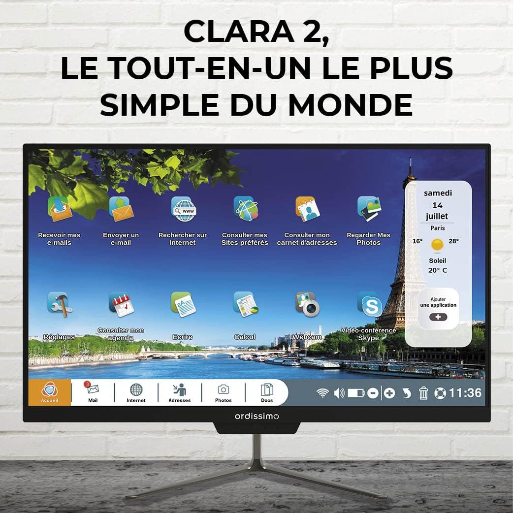 Alles in een 24 inch Clara 2 Ordissimo
