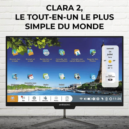Alles in een 24 inch Clara 2 Ordissimo