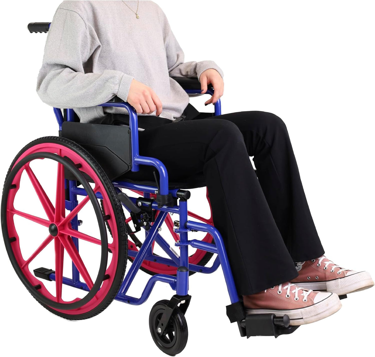 PEPE Mobility Rolstoel voor kinderen (inklapbaar, smal, licht), compact en draagbaar