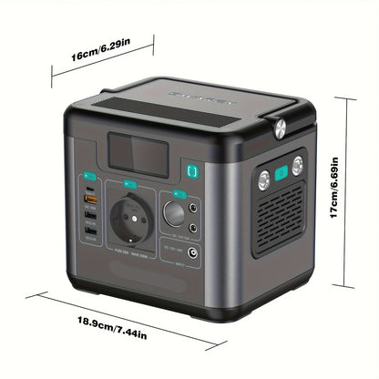Draagbare Power Station – Mobiele Accu – Outdoor Batterij – Noodstroom – 222Wh Capaciteit – 65W USB-C PD