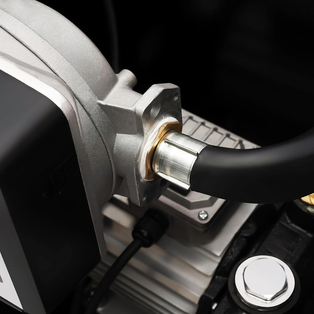 Self-priming diesel pump, fuel pump, fuel oil pump with car gun & filter, biological heating oil pump, self-priming, automatic dosing gun, diesel filling station, oil pump, - QUORE