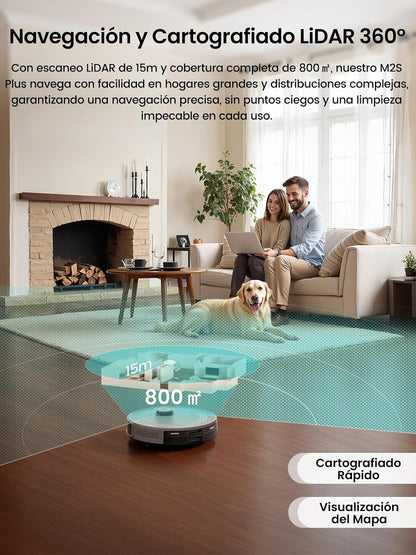 Stofzuiger- en dweilrobot – Robotstofzuiger – Schoonmaakrobot – Dweilrobot – Automatische vloerreiniger – Compact en Wendbaar – Geschikt Voor Meerdere Vloerensoorten