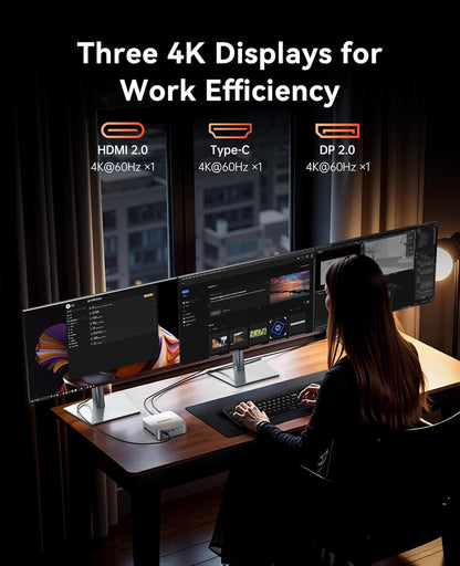 ACEMAGIC M1 Mini-pc, AMD Ryzen 7 6800H (8C/16T, tot 4,7 GHz), 16 GB LPDDR5 (6400MT/s) 512 GB MVME SSD Windows 11 Pro Mini PC met AMD Radeon 680M | 4K Triple Display | Type-C | WiFi 6 | BT5.2
