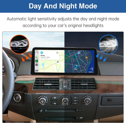 12,3 Inch Autoradio Touchscreen – Autonavigeerplaatje – Multimedia Display – Auto Entertainment Scherm – Digitale Radio Interface – Draadloze CarPlay & Android Auto – HD Resolutie 1920x720 Pixels