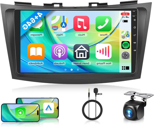 Android Autoradio – Car Stereo – Auto Radio – Multimedia Speler – Navigatiesysteem – 9 Inch HD Touchscreen – Draadloze CarPlay & Android Auto - QUORE