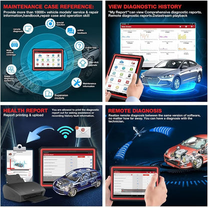 OBD2 Diagnoseapparaat – Autodiagnose Tool – OBD Scanner – Motorcode Lezer – Foutcode Uitlezer – Bidirectionele Tests – ECU Codering – 35+ Resetfuncties