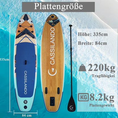 CASSILANDO Stand Up Paddle Board, SUP Opblaasbare Standup