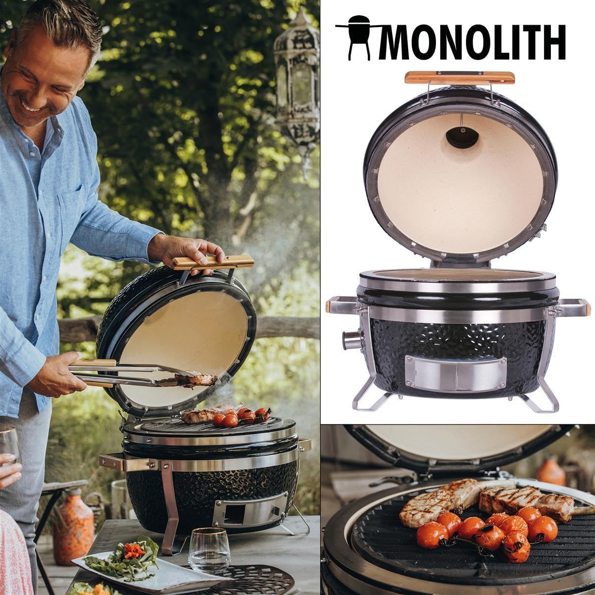 Monolith Icon BBQ – the Kamado table grill for on the go - QUORE