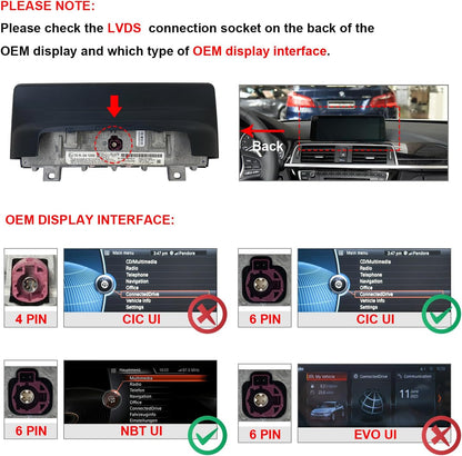 Linux CarPlay Android Auto Scherm – Touchscreen Monitor Display Unit – Multimedia Interface – Navigatie Scherm – 720P AHD Achteruitrijcamera – Draadloos & Bedraad CarPlay