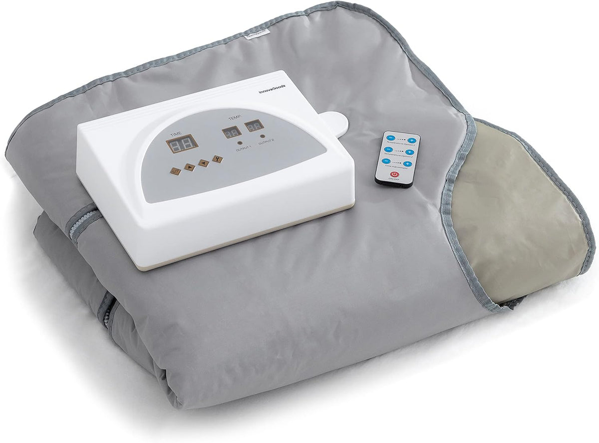 InnovaGoods Electric Blanket, Infrared Sauna Blanket, Thermal Blanket Suitable for Whole Body, Infrared Sauna Blanket Increases Removal of Fats and Toxins - QUORE