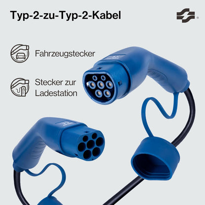Type 2 Oplaadkabel – EV Laadkabel – Elektrische Auto Kabel – PHEV Oplader – Mode 3 Oplaadkabel – 22 kW 32A Driefasig – IP67 Waterdicht & Duurzaam