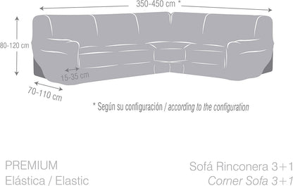 Eysa Sofa Cover, Beige, 450