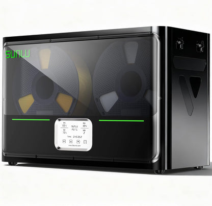 Filamentdroger – Filament Dryer – Filament Droogbox – Filament Ontvochtiger – 3D-Printer Accessoires – 4 Spoelen Capaciteit – Intelligente Vochtregeling en Snel Opwarmen Tot 70 °C