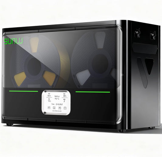 Filamentdroger – Filament Dryer – Filament Droogbox – Filament Ontvochtiger – 3D-Printer Accessoires – 4 Spoelen Capaciteit – Intelligente Vochtregeling en Snel Opwarmen Tot 70 °C