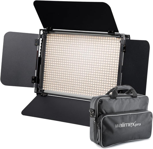 Dimbare LED-paneellamp – Videolamp – Fotolamp – Studiolicht – Streamlicht – Bi-Color Met Batterijsleuven – 54 W, Flikkervrij – 3.200-5.600 K, 6.300 Lumen