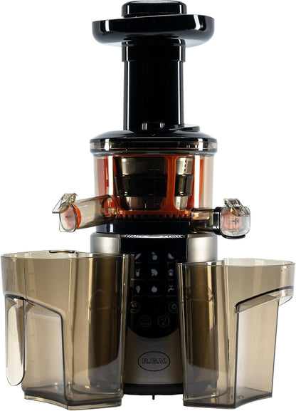 Sapcentrifuge – Slowjuicer – Sapmaker – Fruitpers – Juicer – Zilverkleurig – Digitaal Touchscreen – 3 Snelheden 45/50/55 TPM