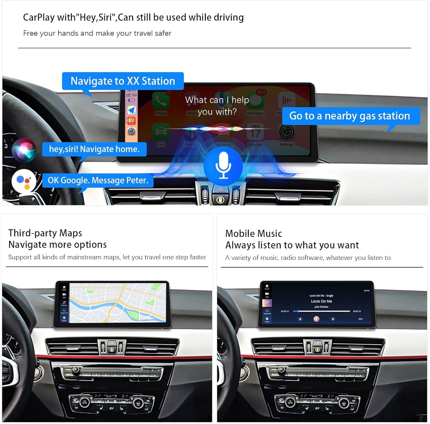 Ultra schmal 12,3 Zoll 1920 * 720 Autoradio für BMW X1 F48 F49 2016-2017 NBT Carplay Android Auto Multimedia Audio Stereo Touch Linux System Bluetooth (Linux NBT System)