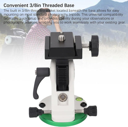 Bediffer Equatoriale Telescoophouder Vervanging Stevige Aluminium Houder voor Sky Watcher-telescopen, Verstelbare Hoek van 90° voor Astrofotografen en Astronomieliefhebbers, 3/8 Inch